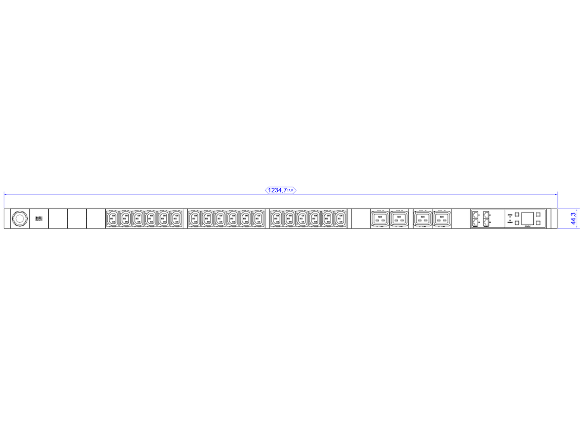BACHMANN BN3500 Esclave 18xC13 4xC19