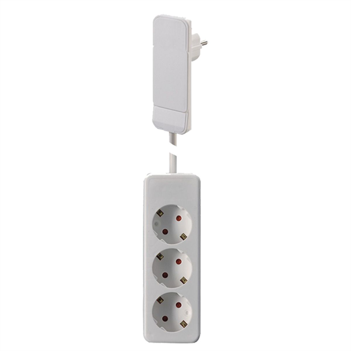 BACHMANN Connecteur plat CEE7/7 blanc, ALLEMAND