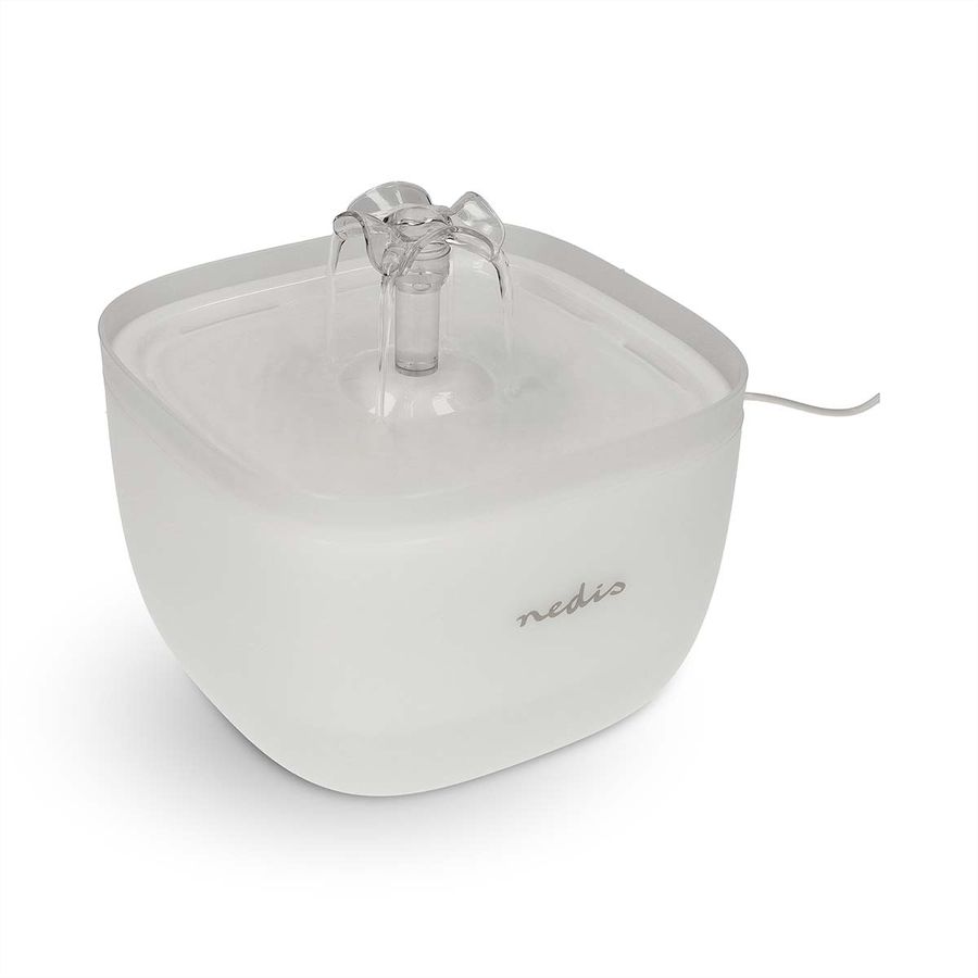 Fontaine à eau pour animaux Nedis 2 l, blanc