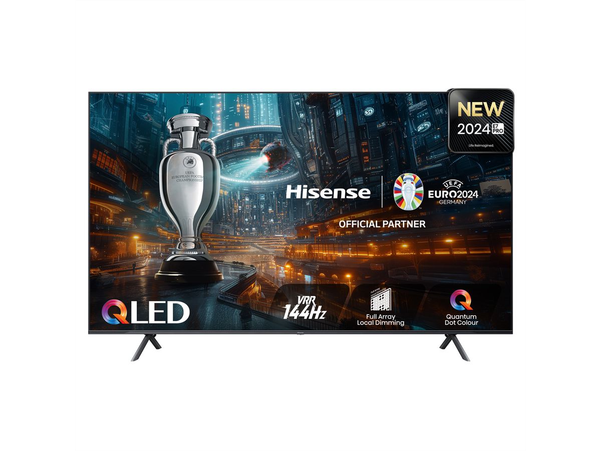 Hisense TV 85E77NQ PRO, 85", 4K, QLED, 120Hz, Gaming Serie