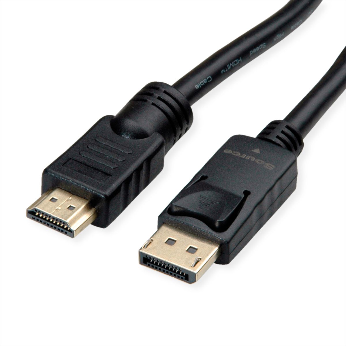 ROLINE DisplayPort Kabel DP - UHDTV, ST/ST, schwarz, 10 m