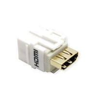 BACHMANN Module HDMI 2.0 Keystone femelle/femelle blanc