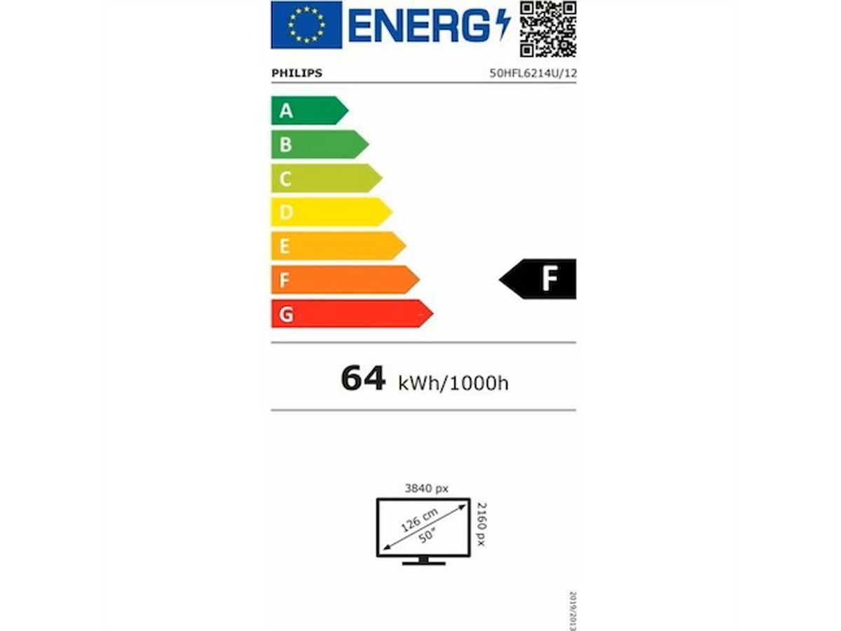 Philips Hotel TV 50HFL6214U/12, 50", UHD, 400cd/m², Netflix
