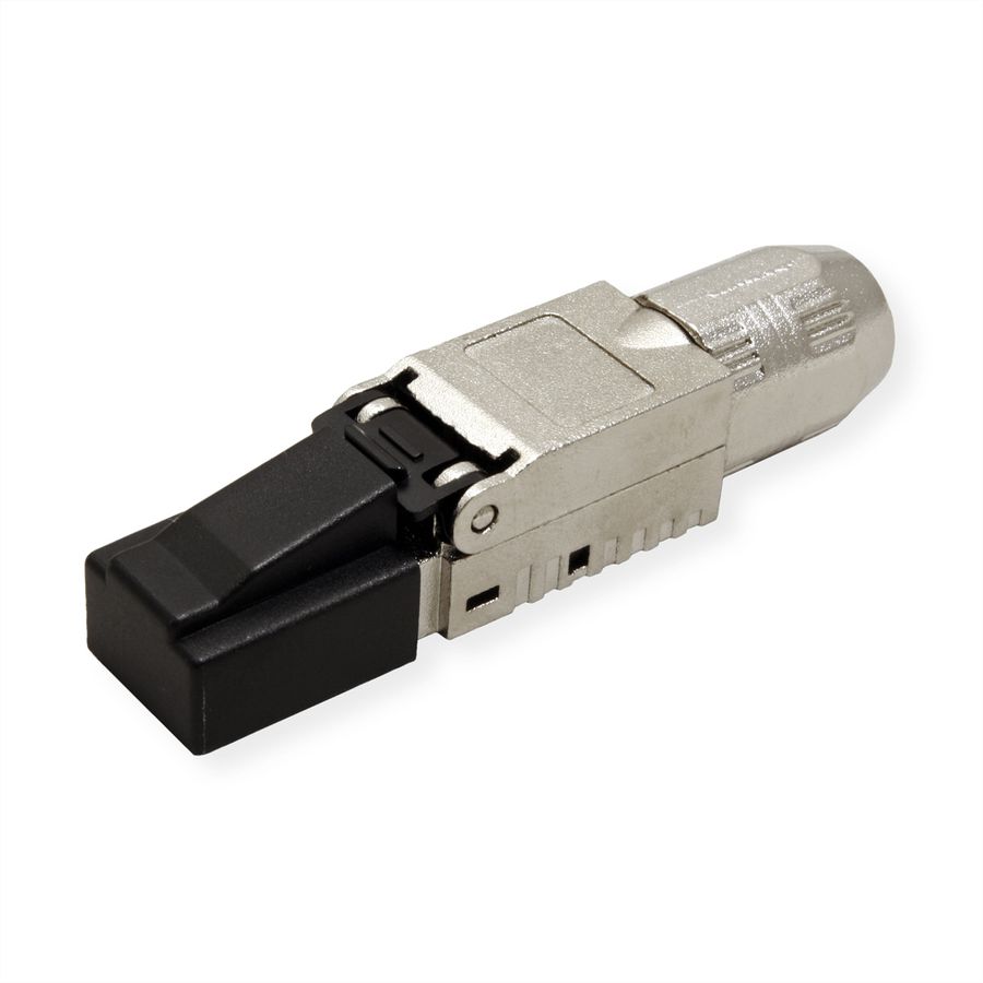 ROLINE Connecteur RJ-45 à confectionner Cat.6A (Classe EA), STP, argent
