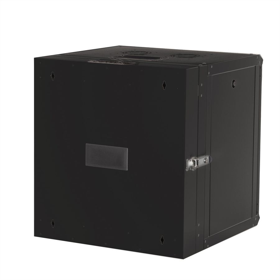 ROLINE 19-Zoll Wandgehäuse Pro 12 HE, 600x600 BxT zweiteilig schwenkbar schwarz