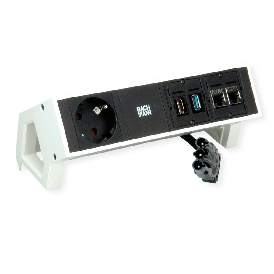 BACHMANN DESK2 1xCEE7/3 1xHDMI 2xCAT6A