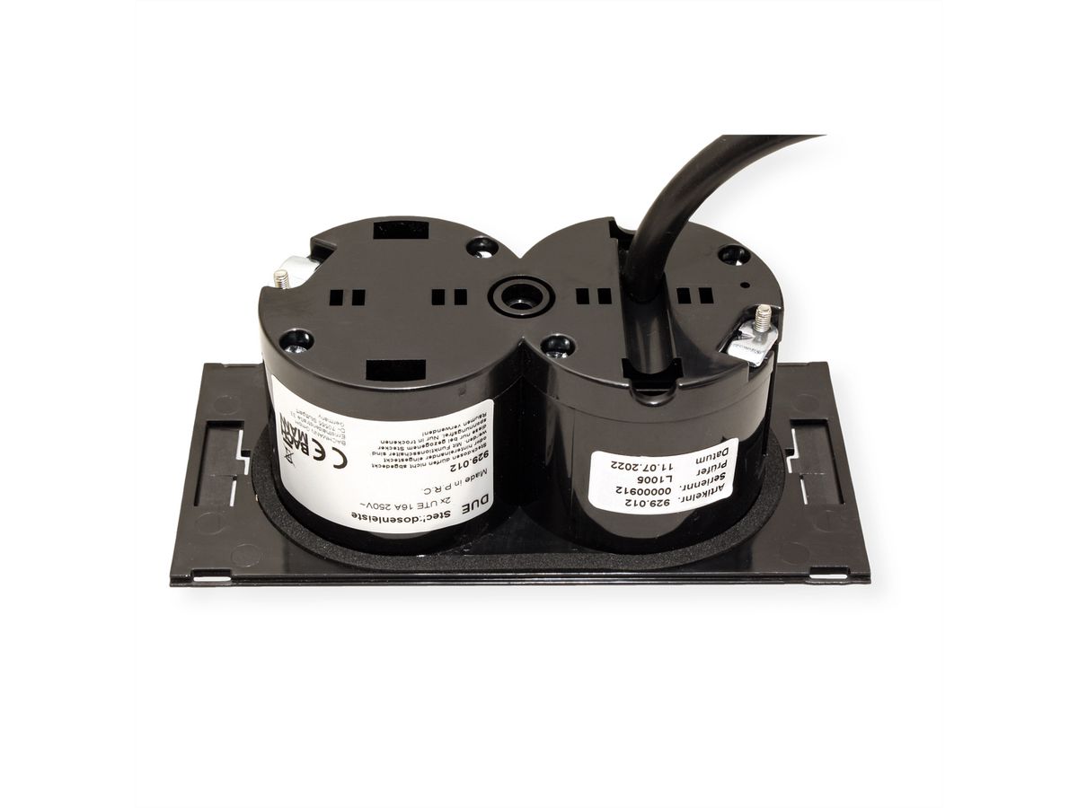 BACHMANN DUE 2xUTE 0,2m GST18, noir, 0,2 m