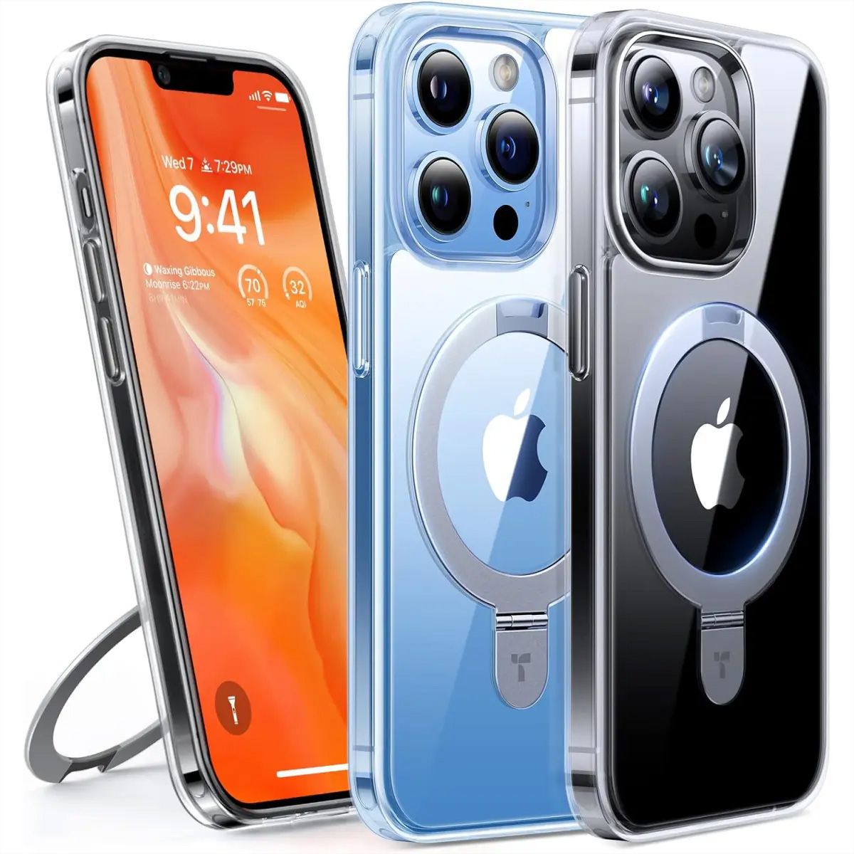 Torras UPRO Ostand Case, iPhone 13 Pro, MagSafe, transparent