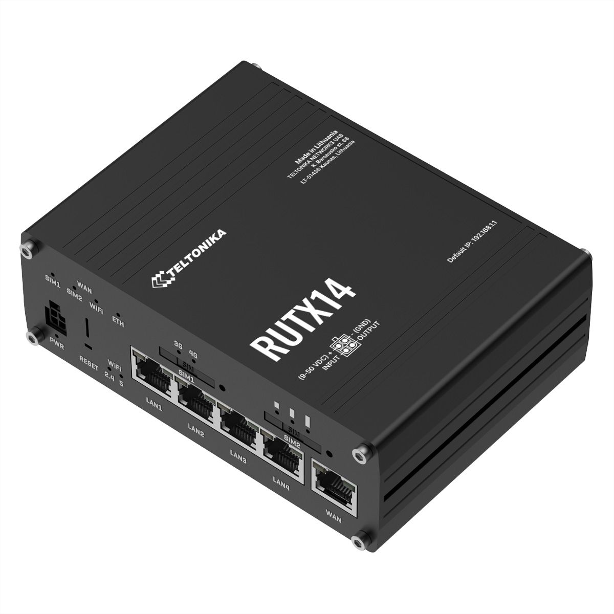TELTONIKA RUTX14 LTE/4G CAT 12 Routeur industriel