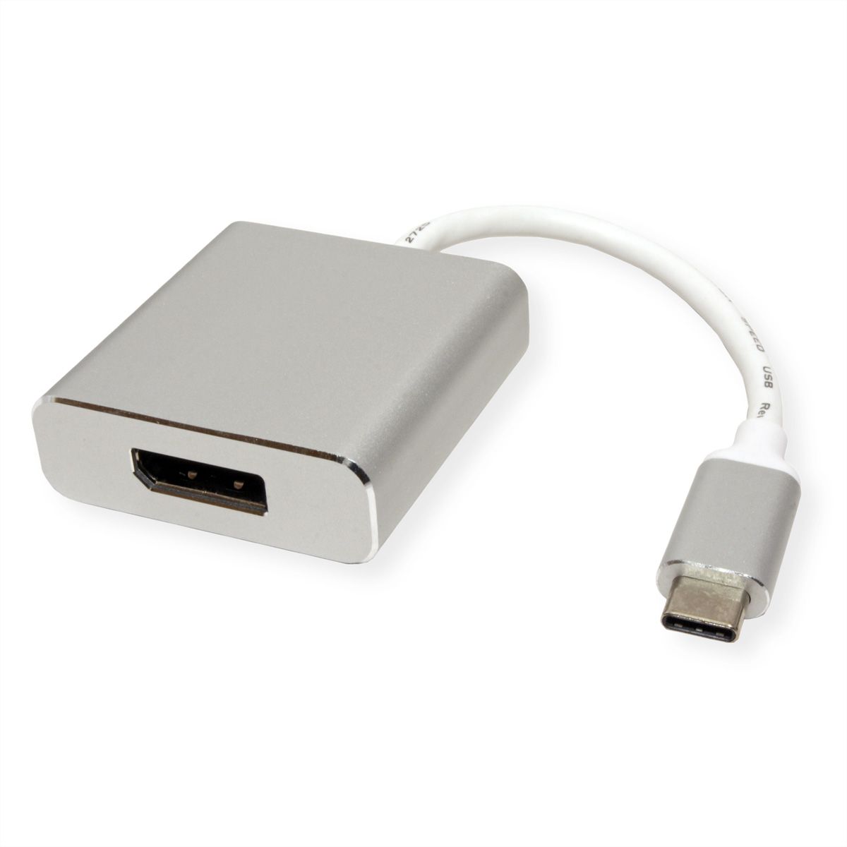 ROLINE Display Adapter USB Typ C - DisplayPort v1.2, ST/BU