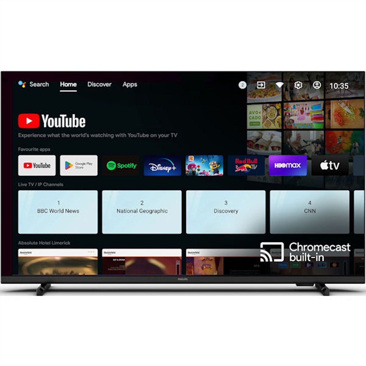 Philips Hotel TV 65HFL4518U/12, 65", UHD, 350cd/m²