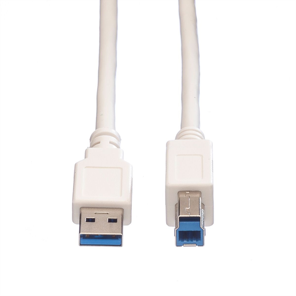 VALUE Câble USB 3.2 Gen 1 Type A-B, blanc, 1,8 m