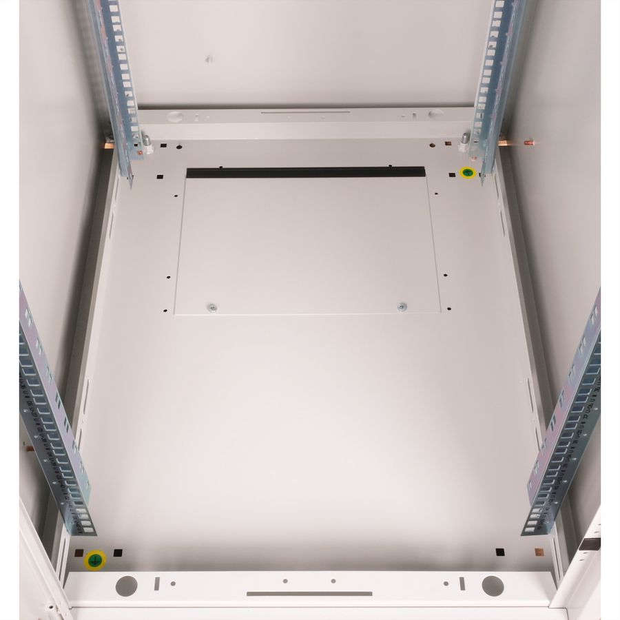 ROLINE 19-Zoll Netzwerkschrank Basic 42 HE, 600x800 BxT Glastür grau