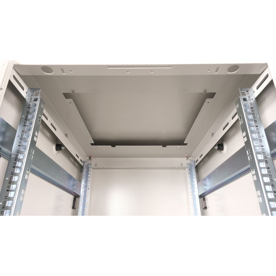 ROLINE 19-Zoll Netzwerkschrank Pro 16 HE, 600x800 BxT Glastür grau