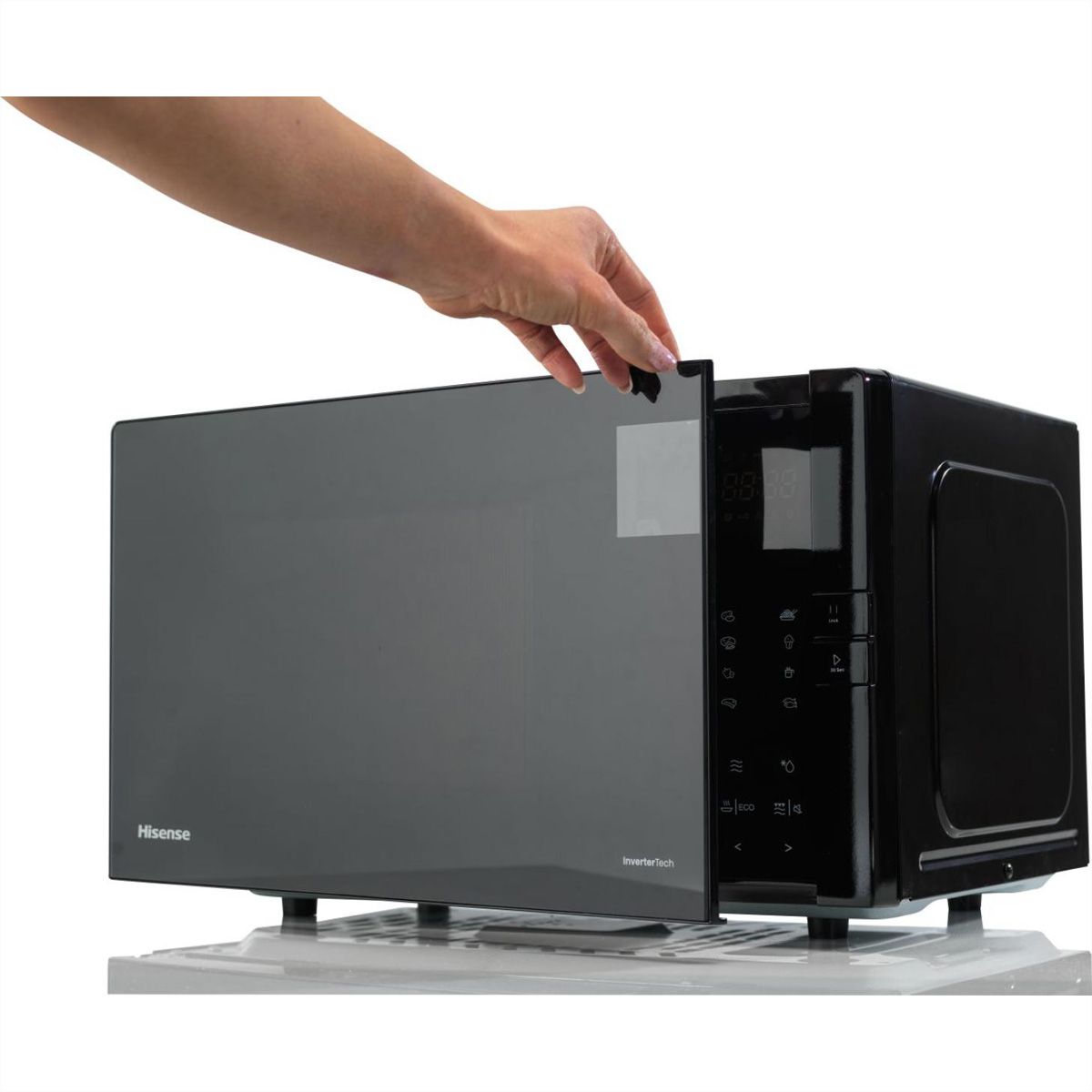Hisense Mikrowelle H25MOBS4HGI, mit Grill, 25L, schwarz