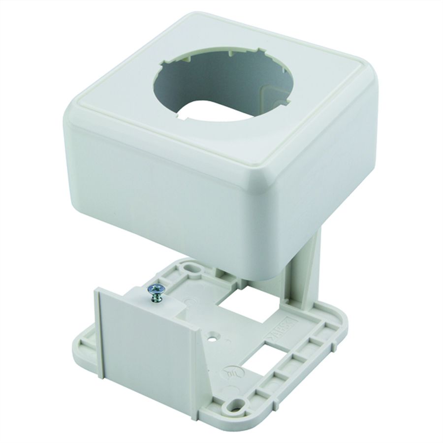 TELEGÄRTNER Boîtier pour AMJ45 blanc alpin, (D+F)
