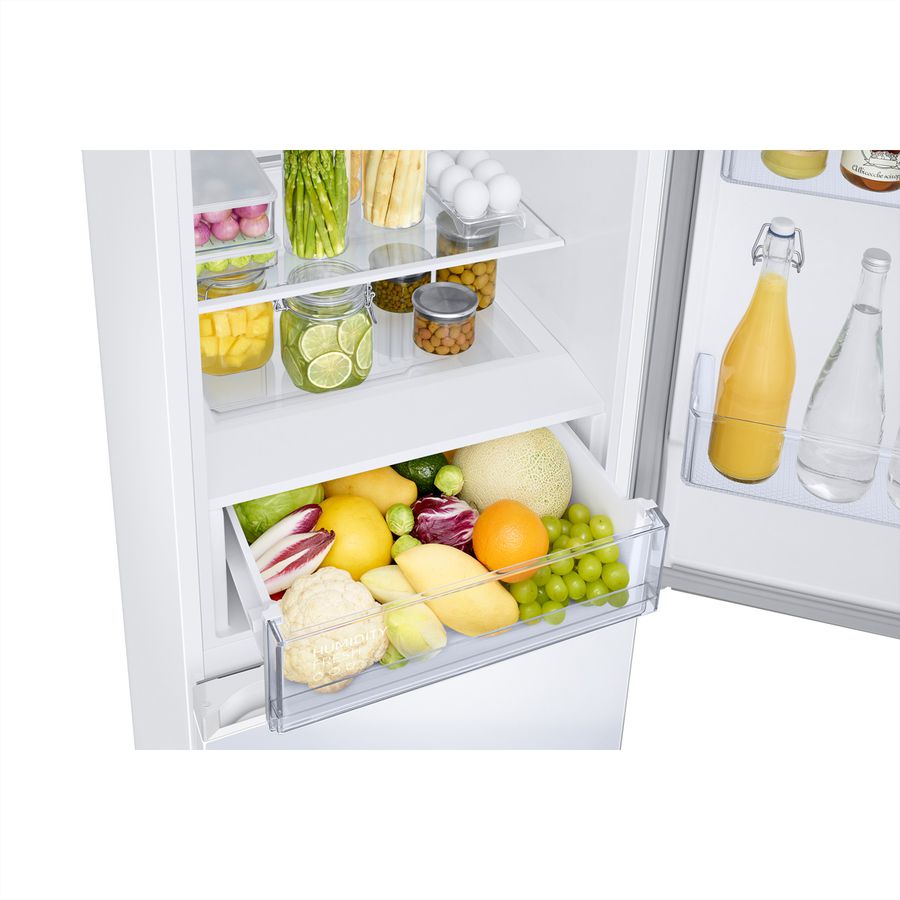 Samsung Kühl-Gefrierkombination RB7300 Bespoke, 344l, D, WiFi, Weiss mit Griffmulde