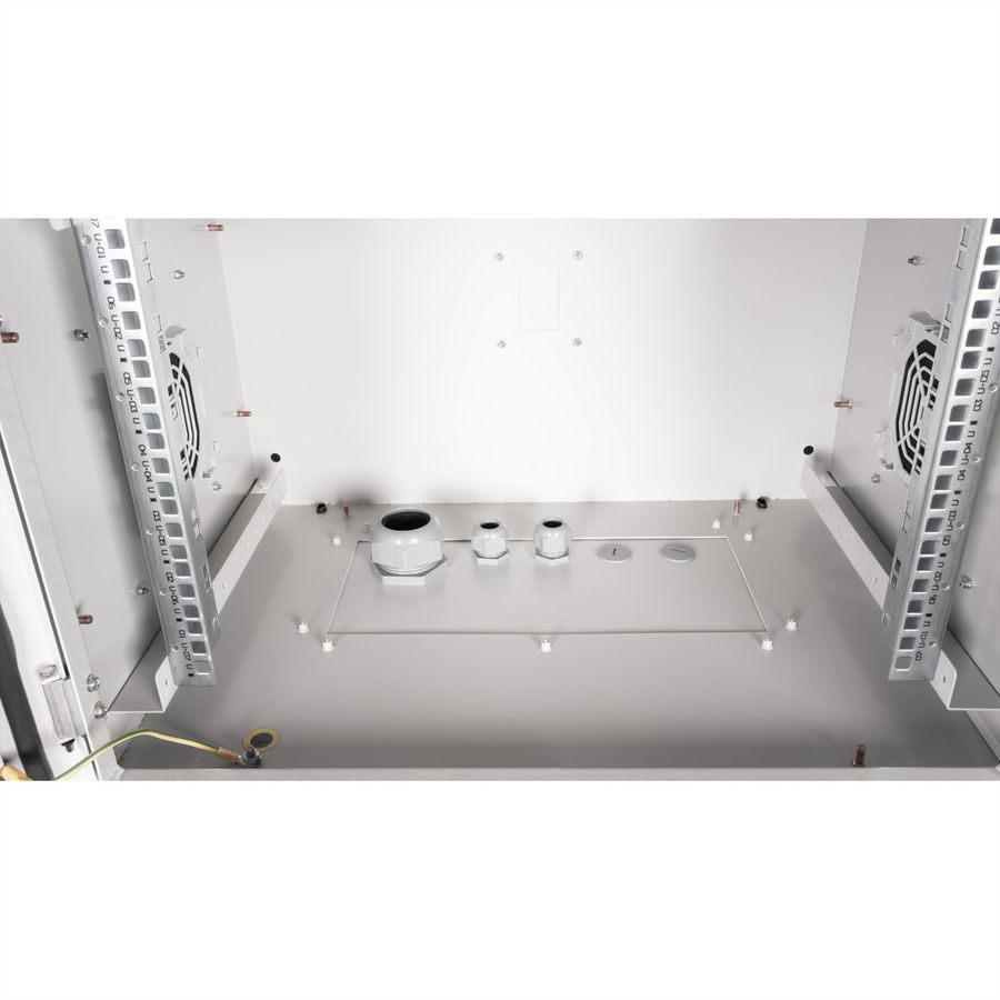 ROLINE 19-Zoll Wandgehäuse Pro 7 HE, 600x450 BxT IP55 outdoor grau
