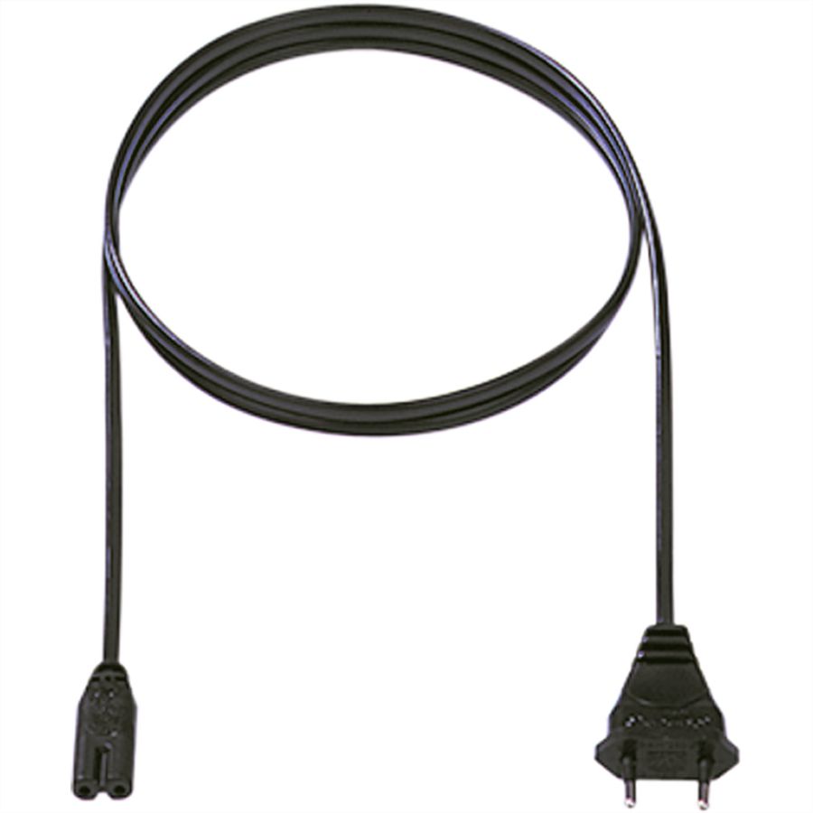 BACHMANN Câble 2x0,75 1,5m noir, H03VVH2-F non emballé
