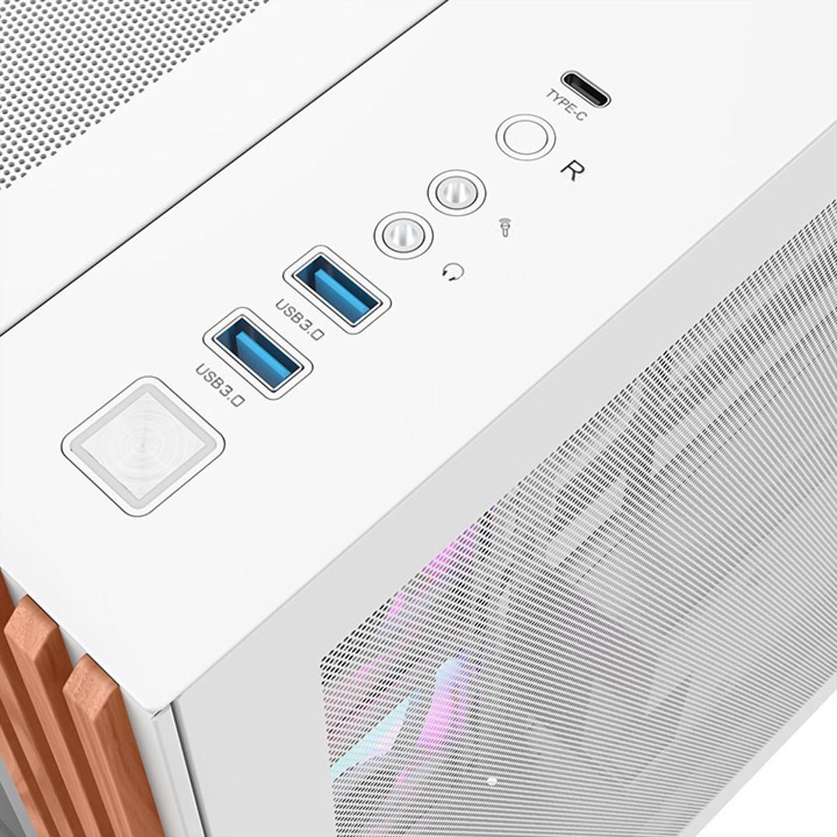Thermaltake View 380 WS ARGB Mid Tower Gehäuse, Weiss