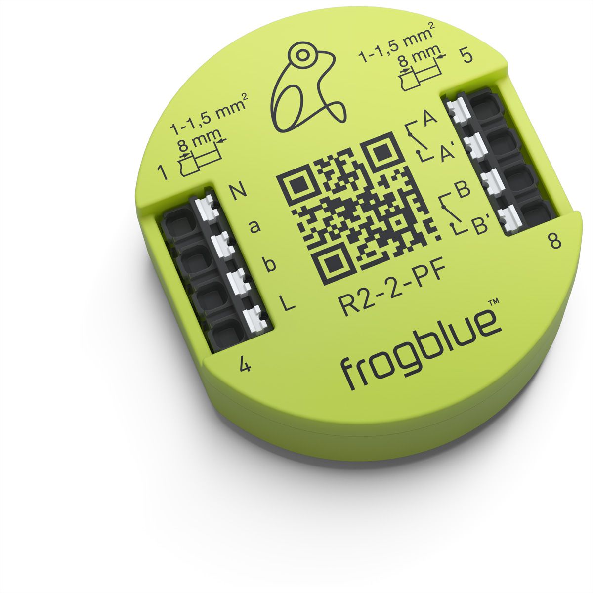 frogblue, frogRelay2-2-PF, interrupteur de relais à 2 canaux