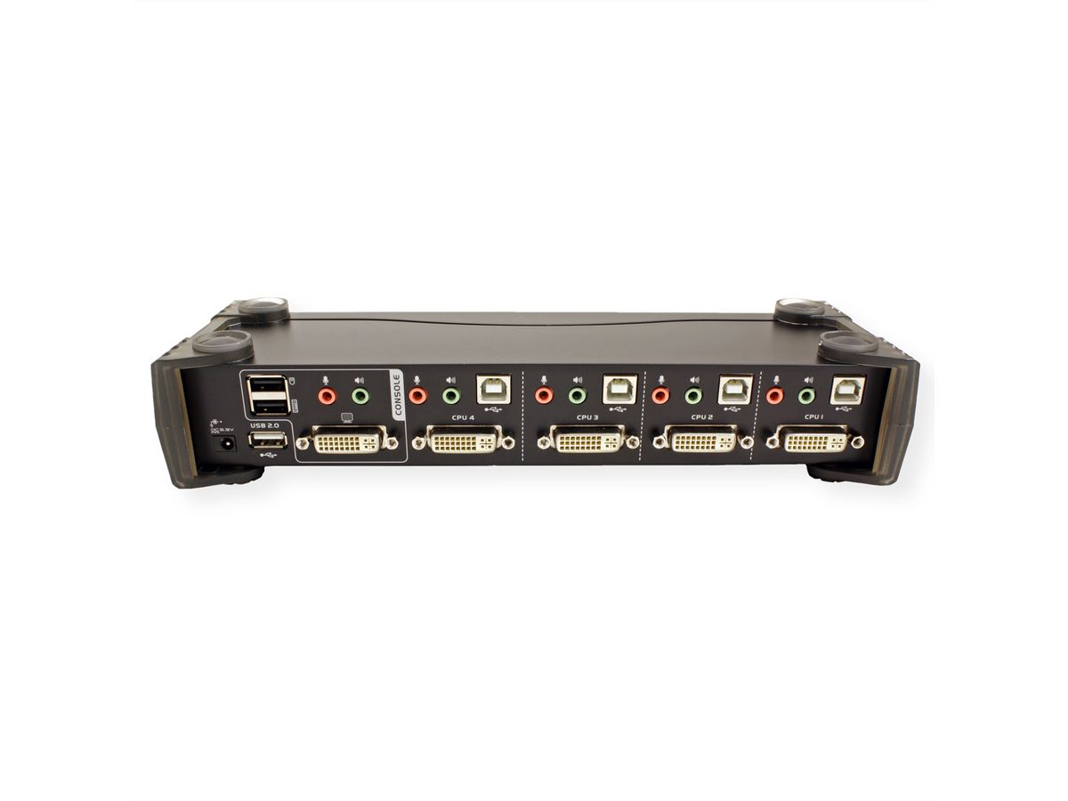 ATEN CS1784A Switch KVM Dual-Link DVI, USB, Audio, 4 ports