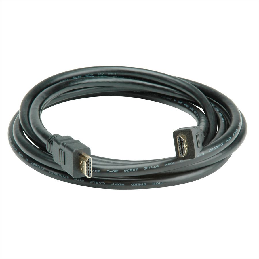 VALUE 8K HDMI Ultra HD Kabel mit Ethernet, ST/ST, schwarz, 0,5 m