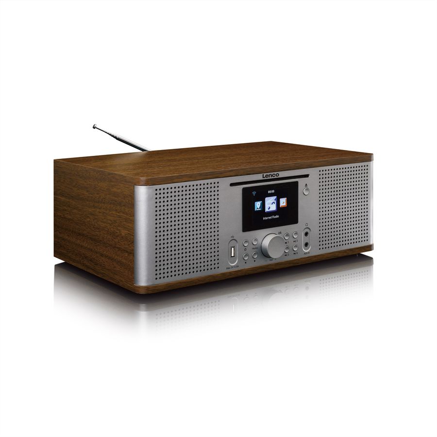 Lenco DIR-270 DAB+ Radio, walnuss