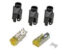 HiRose TM31 Stecker geschirmt, Tülle schwarz, 50 Stück