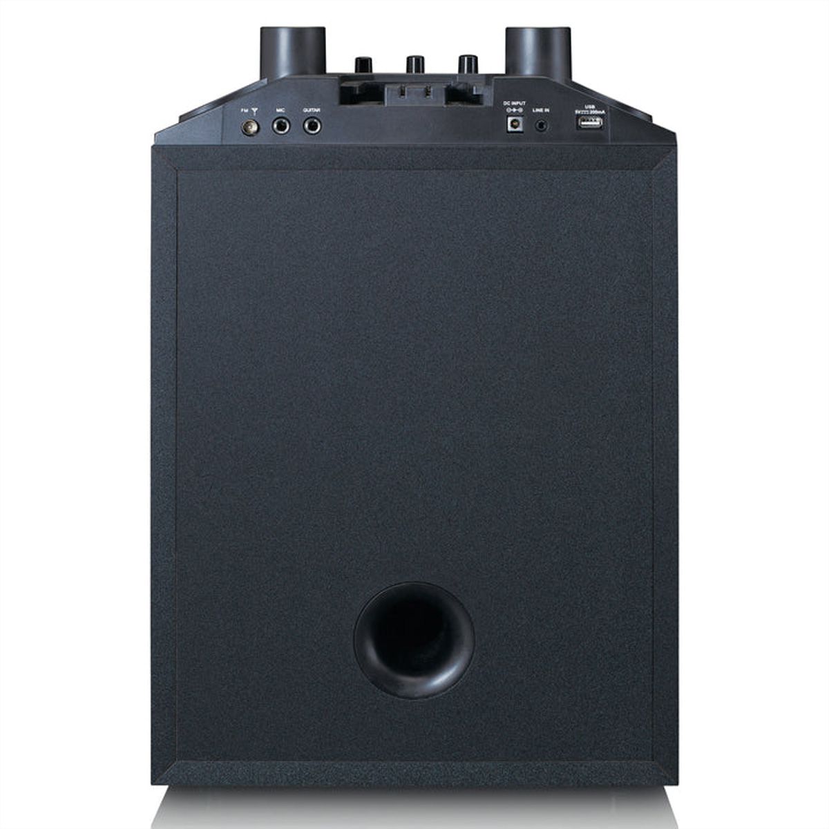 Lenco PA-220BK, 2 microphones,, BT, lumière de fête, 120W RMS