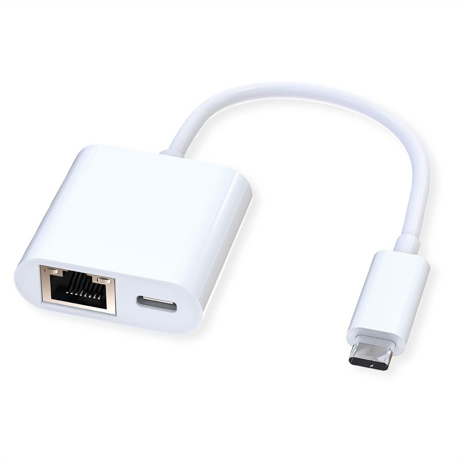 ROLINE Convertisseur USB-C - Gigabit Ethernet, PD port