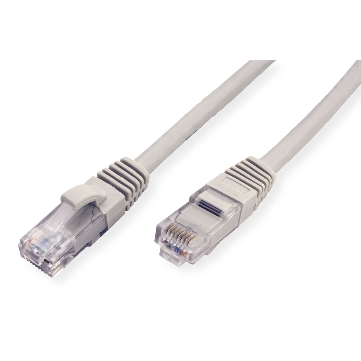 Cordon VALUE Cat.6A (Classe EA) / 10 Gigabit UTP, gris, 0,3 m