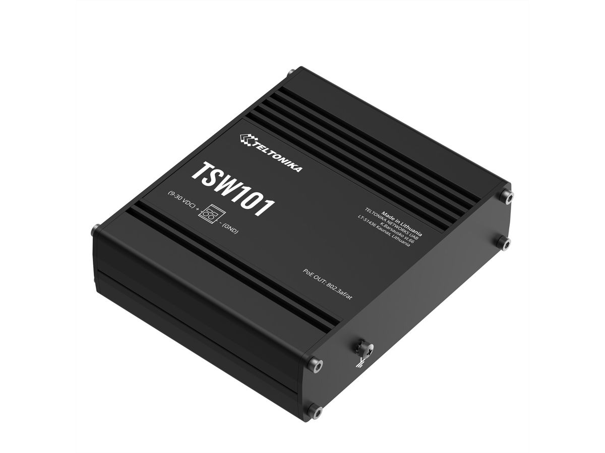 TELTONIKA TSW101 Switch 4xPoE+ pour véhicule