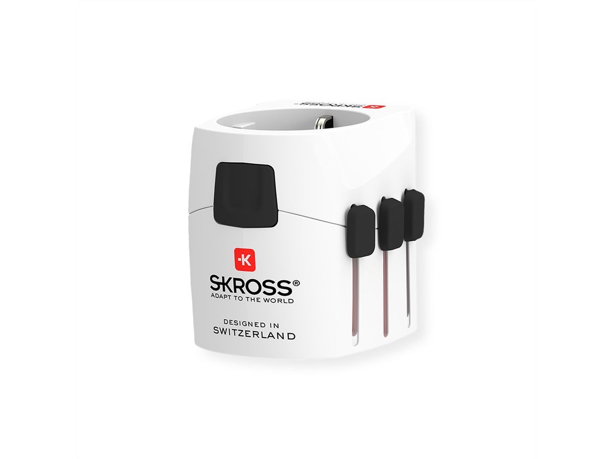 SKROSS Adaptateur de voyage universel PRO Light World, monde