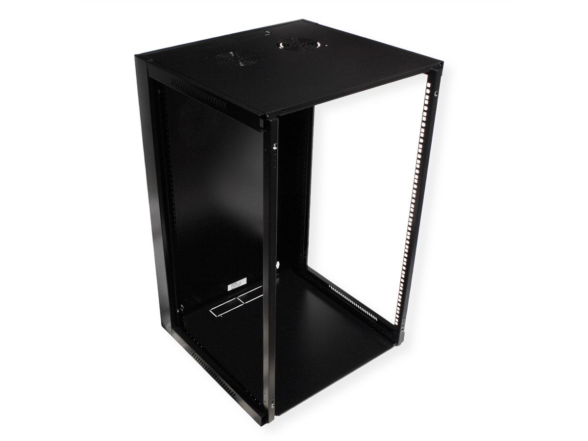 VALUE Armoire murale 18 UH (HxLxP) 901x570x600mm , noir