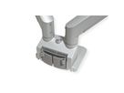 ROLINE Support double LCD, vérin à gaz, 5 articulations, fixation sur bureau, 17-23", jusqu'à 2x 9 kg, argent