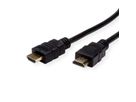 ROLINE Câble HDMI High Speed avec Ethernet, TPE, noir, 1,5 m