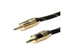 ROLINE GOLD 3,5mm Audio-Verbindungskabel ST/ST, Retail Blister, 5 m