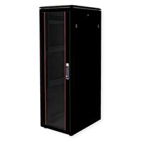 ROLINE 19" Baie réseau Pro 36U, 600x800 LxP Porte verre noir