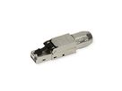 ROLINE feldkonfektionierbarer RJ-45 Stecker Cat.6A (Class EA), STP, silberfarben
