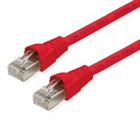 TELEGÄRTNER Cordon S/FTP, Cat.6A, LSOH, rouge, 1,5 m