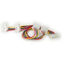 ROLINE Câble d'alimentation interne Y 4 x 4 pôles pour disques, 0,45 m