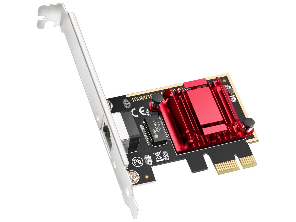 CUDY PE25 Adaptateur 2.5G PCI Express