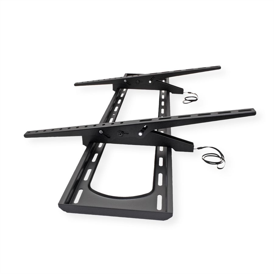 VALUE Support mural TV, distance murale de 80 mm, inclinable, 60–120 pouces, jusqu'à 120 kg
