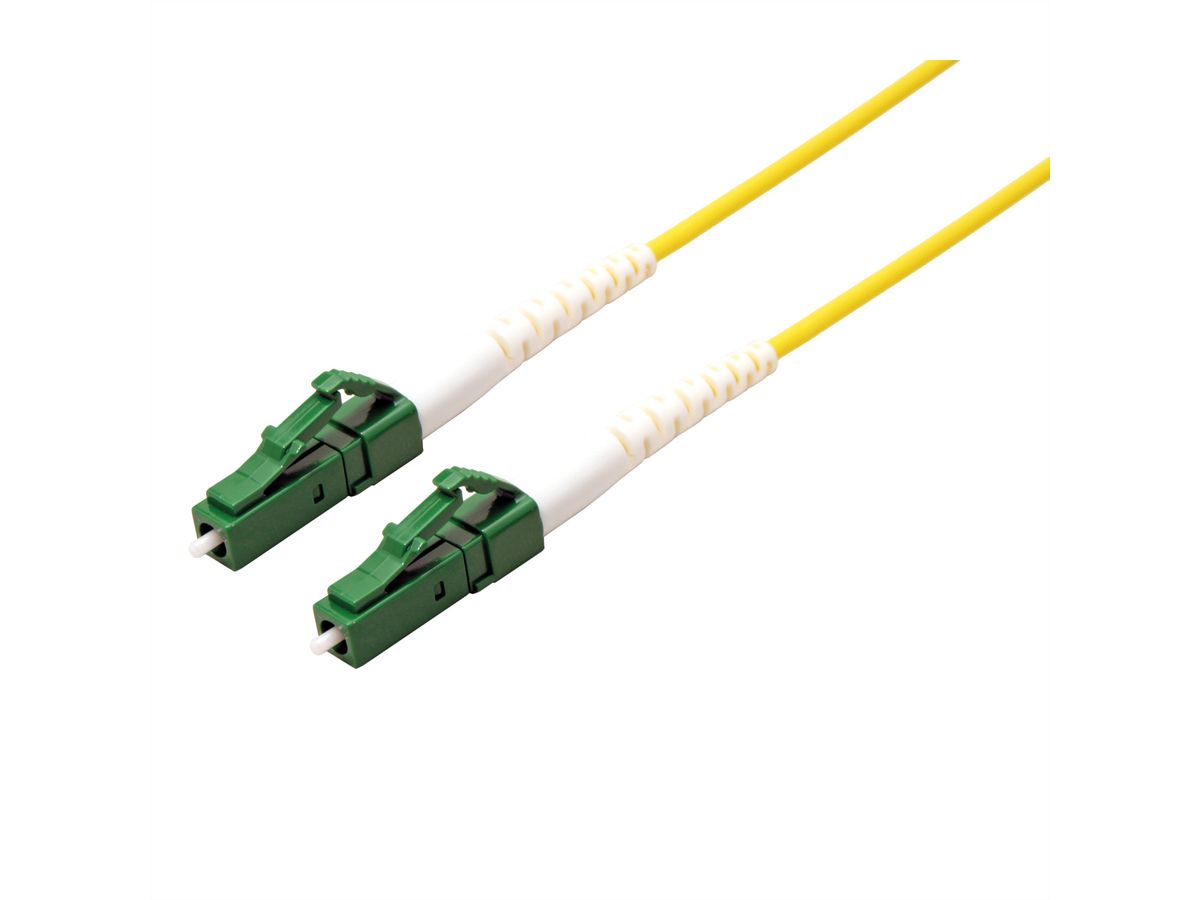 ROLINE Cordon FO 9/125µm OS2, LC-APC/LC-APC, LSOH, simplex, jaune, 5 m