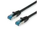 Cordon VALUE Cat.6A (Classe EA) / 10 Gigabit S/FTP, LSOH, noir, 2 m