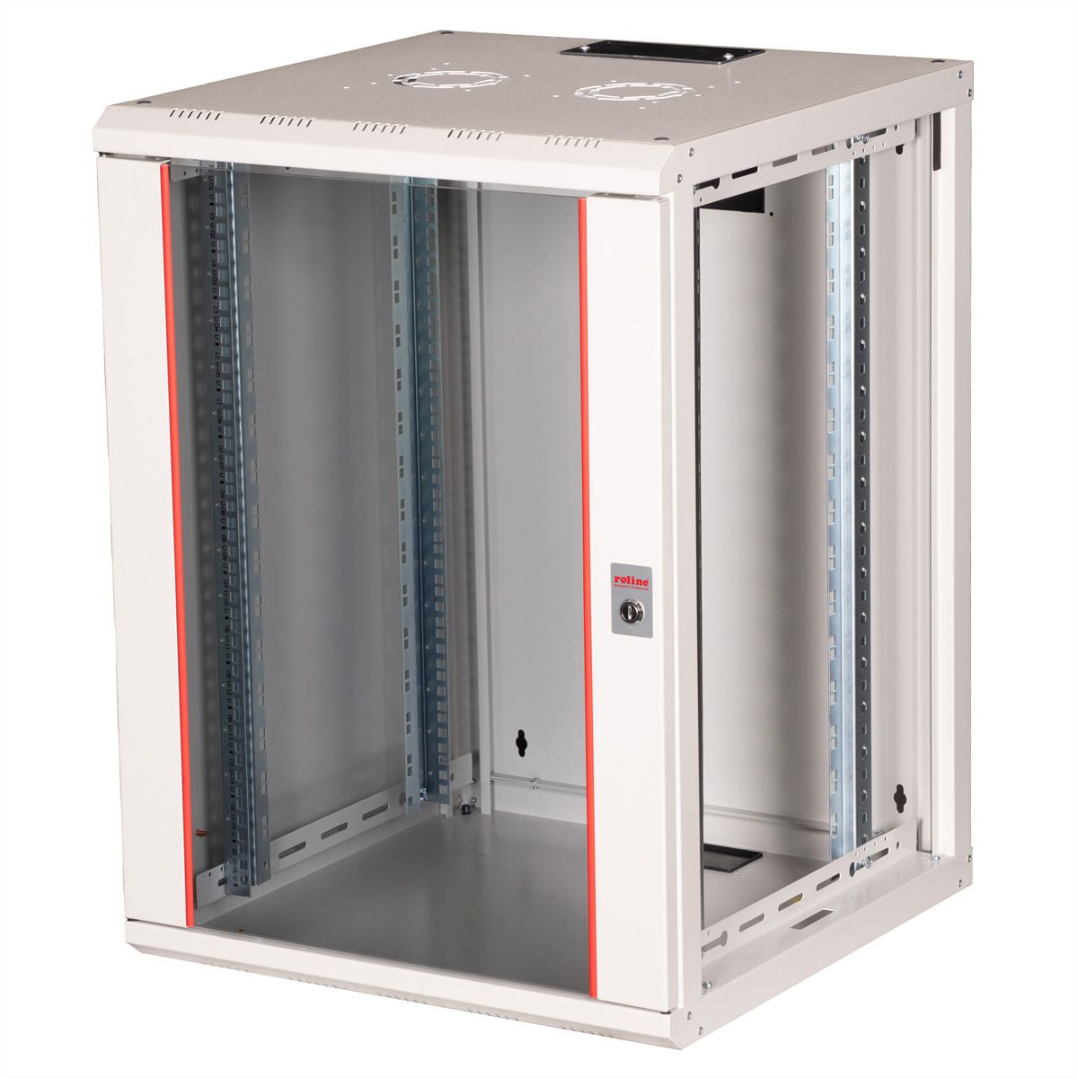 ROLINE 19-Zoll Wandgehäuse Pro 16 HE, 600x600 BxT grau