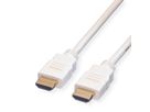 ROLINE HDMI High Speed Kabel mit Ethernet, weiß, 1,5 m