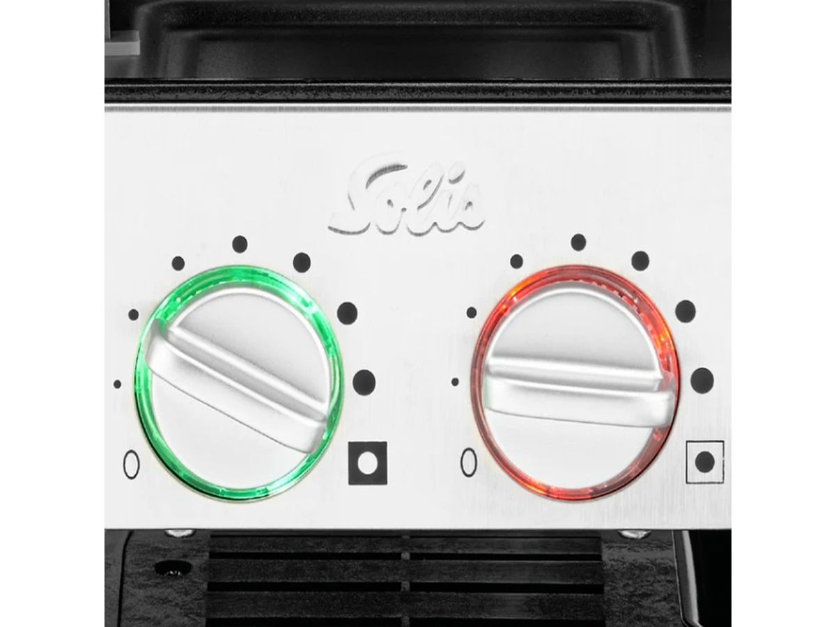 Barbecue combiné Solis 3 en 1, argent