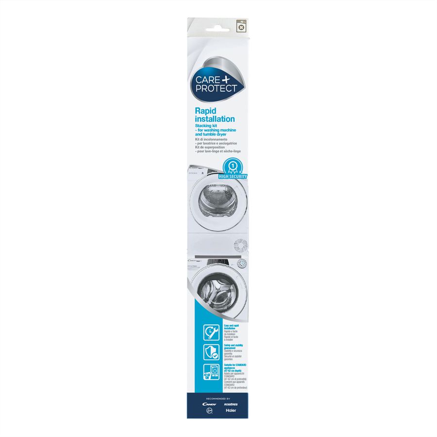 Care+ Protect Kit d'empilage pour Slim, Lave-linge et sèche-linge (40 - 47cm de profondeur)